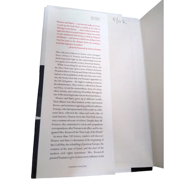 Eleanor and Harry: The Correspondence of Eleanor Roosevelt and Harry S. Truman - Picture 3 of 8